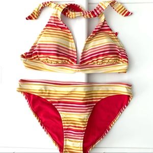Old Navy stripped bikini set
